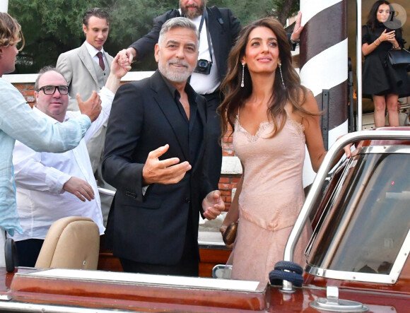 George Clooney et sa femme Amal Clooney à Venise - Venise, 31 août 2023