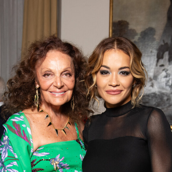 Diane Von Furstenberg;Rita Ora - Les célébrités assistent à la cérémonie des "DVF Awards" (Diane von Furstenberg et The Diller-von Furstenberg Family Foundation Awards) lors du 80ème Festival International du Film de Venise (Mostra), le 31 août 2023. 