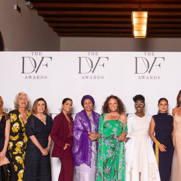 Jewel;Emma Thompson;Nancy Pelosi;Amina Mohammed;Diane Von Furstenberg;Joy Buolamwini;Maria Ressa;Alyse Nelson;Rita Ora;Nadine Ibrahim - Les célébrités assistent à la cérémonie des "DVF Awards" (Diane von Furstenberg et The Diller-von Furstenberg Family Foundation Awards) lors du 80ème Festival International du Film de Venise (Mostra), le 31 août 2023. 