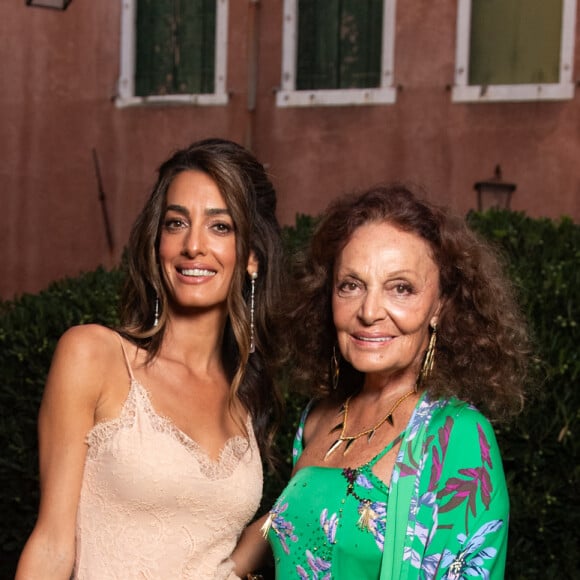 Amal Clooney;Diane Von Furstenberg - Les célébrités assistent à la cérémonie des "DVF Awards" (Diane von Furstenberg et The Diller-von Furstenberg Family Foundation Awards) lors du 80ème Festival International du Film de Venise (Mostra), le 31 août 2023. 