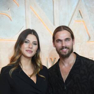 Camille Cerf (Miss France 2015) et son compagnon Théo Fleury - Avant-première du film "Athena" à la salle Pleyel à Paris le 13 septembre 2022 © Giancarlo Gorassini / Bestimage