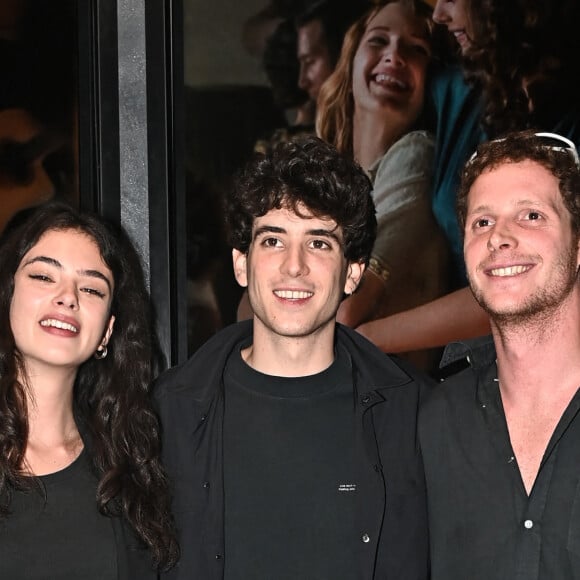 Deva Cassel, Nicolas Maupas, Alessandro Piovani à la première du film "La Bella Estate" au cinéma Giulio Cesare à Rome, Italie, le 1er septembre 2023.