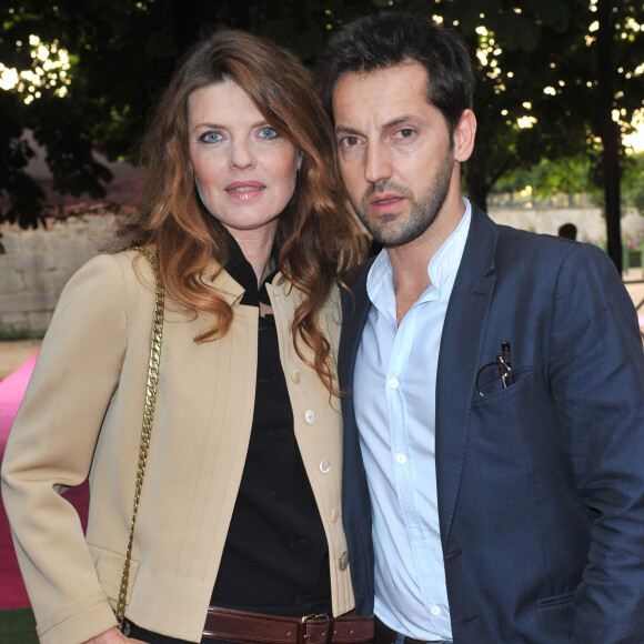 Gwendoline Hamon et Frederic Diefenthal- Paris le, 13 Juin 2013 - Soiree privee Piaget a l'Orangerie Ephemere dans le jardin des Tuileries 