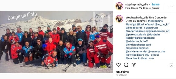 Un post de Stéphanie Aphatie relayéesur Instagram. Des stars du PAF mises à l'honneur notamment Gilles Bouleau, Bernard de La Villardière ou encore David Bujadas !