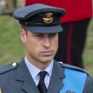 Le prince William, prince de Galles, Le roi Charles III d'Angleterre - Procession pédestre des membres de la famille royale depuis la grande cour du château de Windsor (le Quadrangle) jusqu'à la Chapelle Saint-Georges, où se tiendra la cérémonie funèbre des funérailles d'Etat de reine Elizabeth II d'Angleterre. Windsor, le 19 septembre 2022