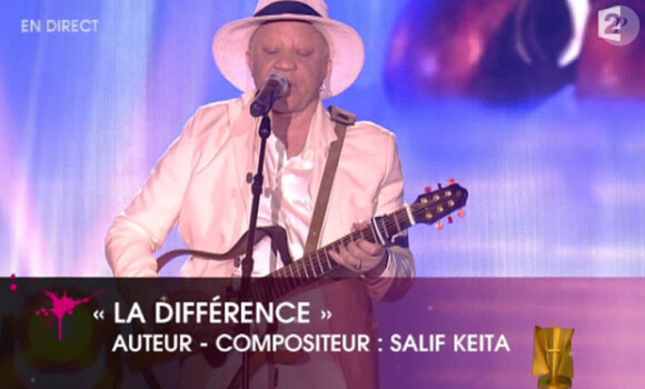 Salif Keita remporte la Victoire de l'Album musiques du monde avec La Différence.