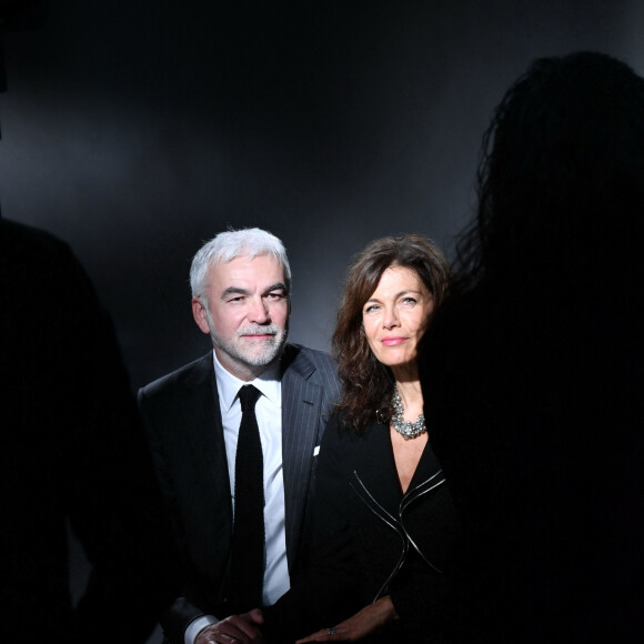 Pascal Praud et sa femme Catherine - Cérémonie de clôture du 7 ème Festival de cinéma et musique de film de La Baule, le 26 juin 2021.