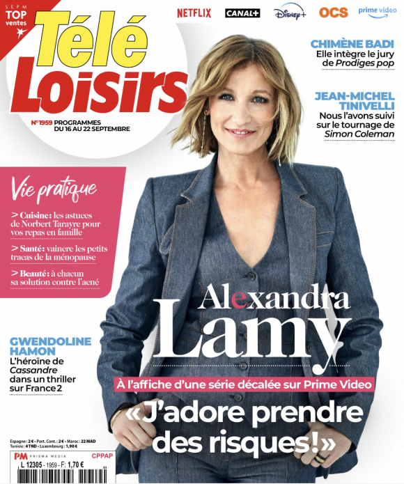 Couverture du magazine "Télé Loisirs" du lundi 11 septembre 2023