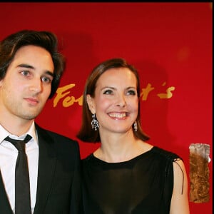 Carole Bouquet et Dimitri Rassam - Diner au Fouquet's dans le cadre de la 31e cérémonie des César au Théatre du Chatelet.
