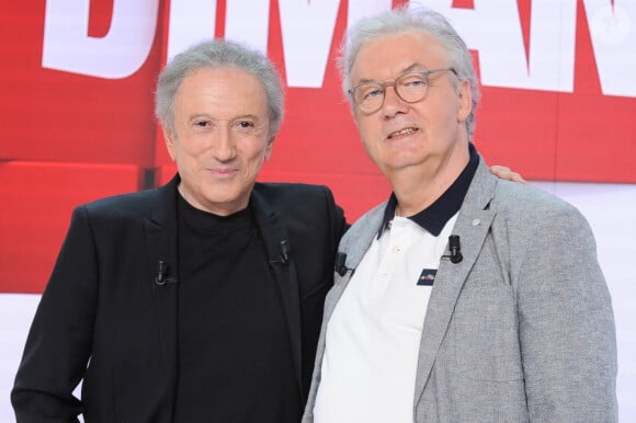 Exclusif - Michel Drucker et Dominique Besnehard - Enregistrement de l'émission Vivement dimanche au studio Gabriel, presentée par Michel Drucker . Diffusion sur France 3 le 10/09/2023. le 1er septembre 2023. © Guillaume Gaffiot/Bestimage 