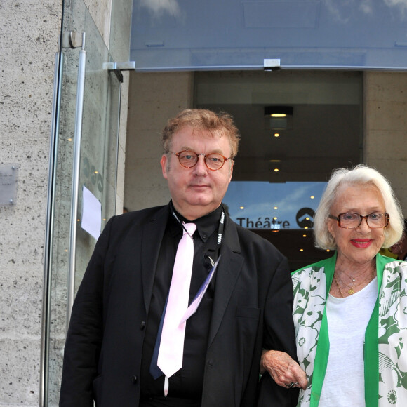 Dominique Besnehard et Micheline Presle - Cérémonie de cloture du 4e Festival du film francophone d'Angouleme. © Guillaume Gaffiot /Bestimage