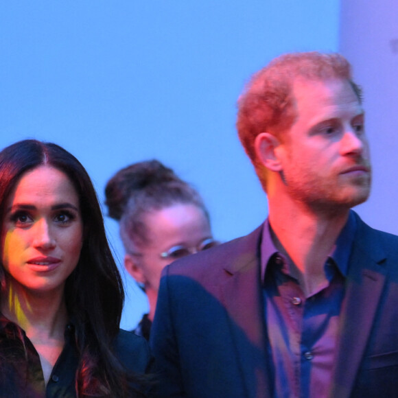 Et a expliqué qu'elle avait passé du temps avec leurs enfants.
Le prince Harry et Meghan Markle lors des Invictus Games 2023 à Dusseldorf le 12 septembre 2023. 