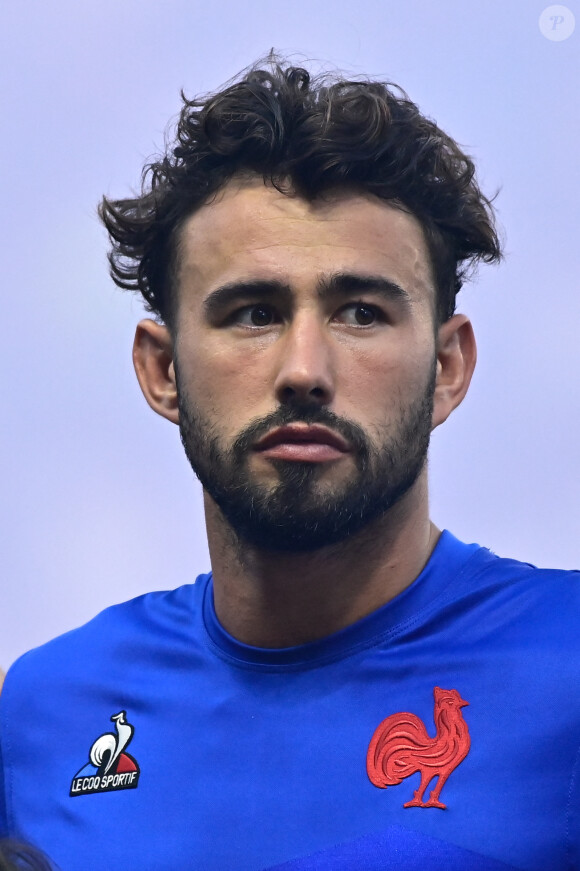 Portrait de Antoine Hastoy ( 10 - France ) - Test match international de rugby à XV avant la Coupe du monde entre la France et les Fidji au stade de la Beaujoire à Nantes, France, le 19 août 2023. la France a gagné 34-17. © Federico Pestellini/Panoramic/Bestimage