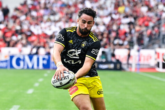 Les deux tourtereaux sont très discrets mais le rugbyman a déjà publié quelques photos d'eux sur ses réseaux sociaux
Antoine Hastoy lors de la finale de rugby Top 14 opposant le Stade Toulousain Rugby (Toulouse) au Stade Rochelais (La Rochelle) au Stade de France à Saint-Denis, Seine Saint-Denis, le 17 juin 2023. Toulouse a gagné 29-26. © Federico Pestellini/Panoramic/Bestimage
