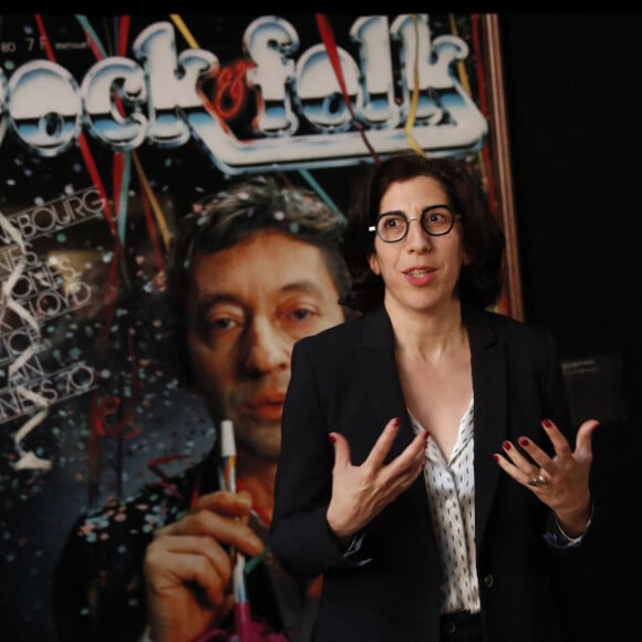 Exclusif - Rima Abdul Malak, ministre de la culture  lors de l'inauguration de la Maison Gainsbourg, rue de Verneuil à Paris le 14 septembre 2023. La maison ouvrira ses portes au public à partir du 20 septembre 2023.© Alain Guizard / Bestimage