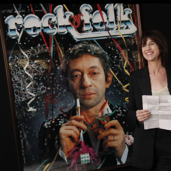 Exclusif - Charlotte Gainsbourg  lors de l'inauguration de la Maison Gainsbourg, rue de Verneuil à Paris le 14 septembre 2023. La maison ouvrira ses portes au public à partir du 20 septembre 2023.© Alain Guizard / Bestimage