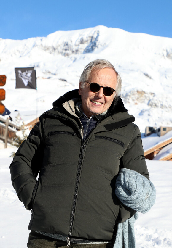 Fabrice Luchini au photocall du film "Un homme heureux" lors de la 26ème édition du festival international de comédie de l'Alpe d'Huez, à Huez, France, le 19 janvier 2023. © Dominique Jacovides/Bestimage 