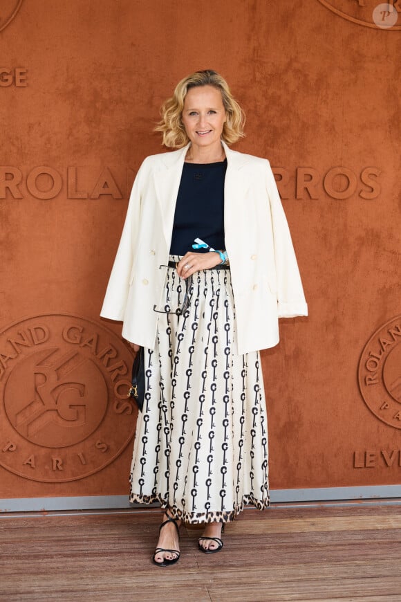 Caroline Roux au village lors des Internationaux de France de tennis de Roland Garros 2023, à Paris, France, le 2 juin 2023.