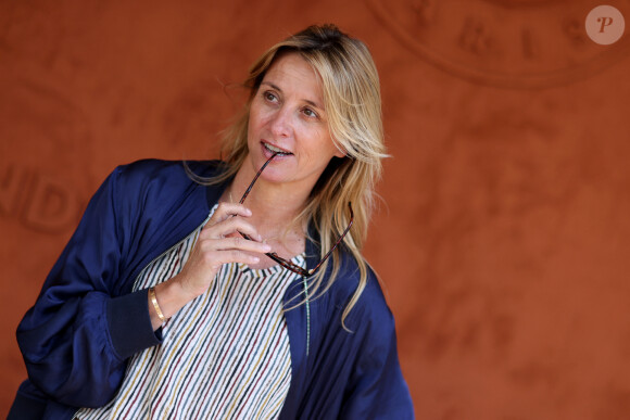 Sarah Poniatowski au village lors des Internationaux de France de Tennis de Roland Garros 2023. Paris, le 7 juin 2023. © Jacovides / Moreau / Bestimage 