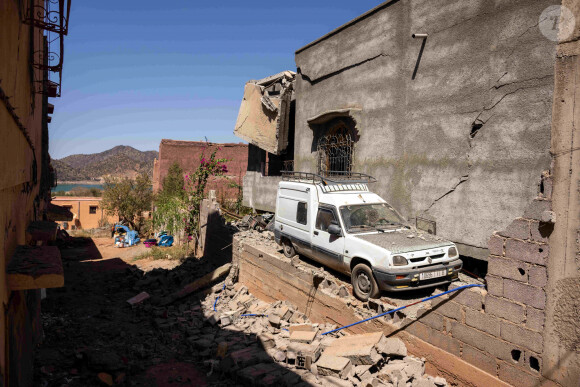 Le séisme au Maroc, d'une magnitude de 7, a fait près de 3000 morts selon un bilan provisoire. Si le phénomène a eu lieu le 8 septembre 2023 vers 23 heures, des répliques ont été ressenties le 14 septembre 2023 dans la région de Marrakech-Safi. © Abdellagh Azizi / Panoramic / Bestimage 