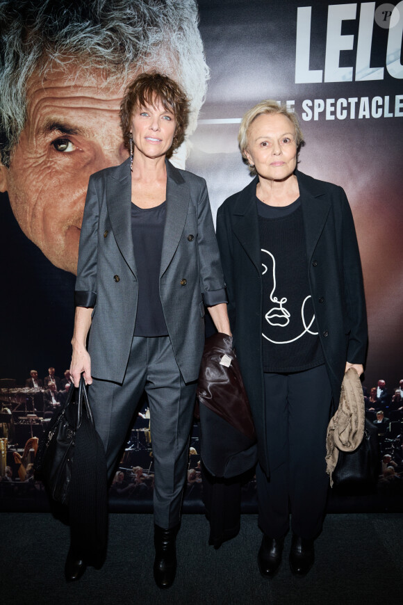 Exclusif - Muriel Robin et sa femme Anne Le Nen - Photocall - Spectacle symphonique Claude Lelouch "D'un film à l'autre" au Palais des Congrès de Paris le 14 novembre 2022. Pour Fêter ses 85 ans et 60 de carrière, Claude Lelouch a créé un ciné-concert, "Claude Lelouch - D'un film à l'autre", dans lequel la musique de ses films est jouée par l'orchestre philharmonique de Prague, au Palais des Congrès à Paris. Sur le gâteau, son chiffre fétiche : 13 car 85 ans (8+5 = 13). Claude Lelouch associe le 13 à toute sa vie professionnelle : sa société "Les films 13" et son cinéma, le "Club 13. © Moreau / Rindoff / Bestimage 