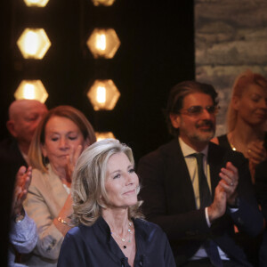 Exclusif - Claire Chazal - Enregistrement de l'émission "Le Grand Echiquier : Spéciale Arménie" à l'Opéra royal de Versailles, présentée par C.Chazal et A.Manoukian, et diffusée le 31 août sur France 2 © Jack Tribeca / Bestimage 