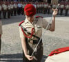 La princesse s'est fondue dans la masse et était à peine reconnaissable
La princesse Leonor d'Espagne participe à la cérémonie du sabre à l'Académie générale militaire de Saragosse le 19 septembre 2023. 