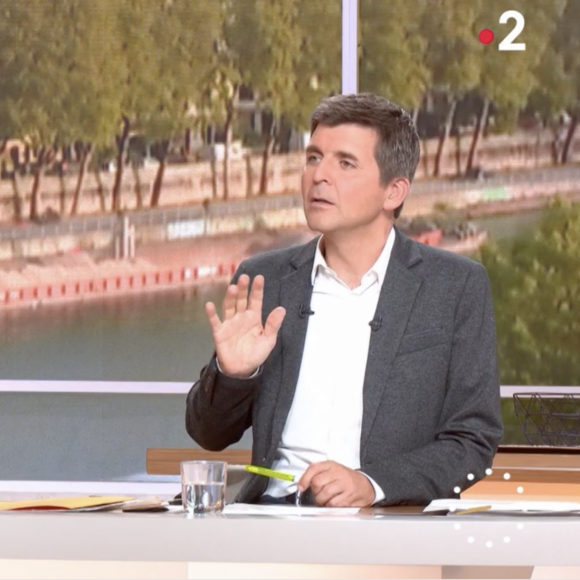 Marie Portolano et Thomas Sotto dans "Télématin" sur France 2