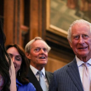 Le manoir d'Highgrove est aussi un bassin d'expérimentation : récupération d'eaux de pluie, agriculture biologique...
Le roi Charles III d'Angleterre lors de la réception d'inauguration du festival "Queen's Reading Room Literary" au palais Hampton Court à Londres. Le 11 juin 2023 