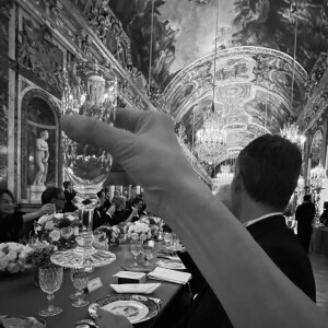 Charlotte Gainsbourg au dîner d'État en l'honneur de Charles III, à Versailles, le mercredi 20 septembre 2023