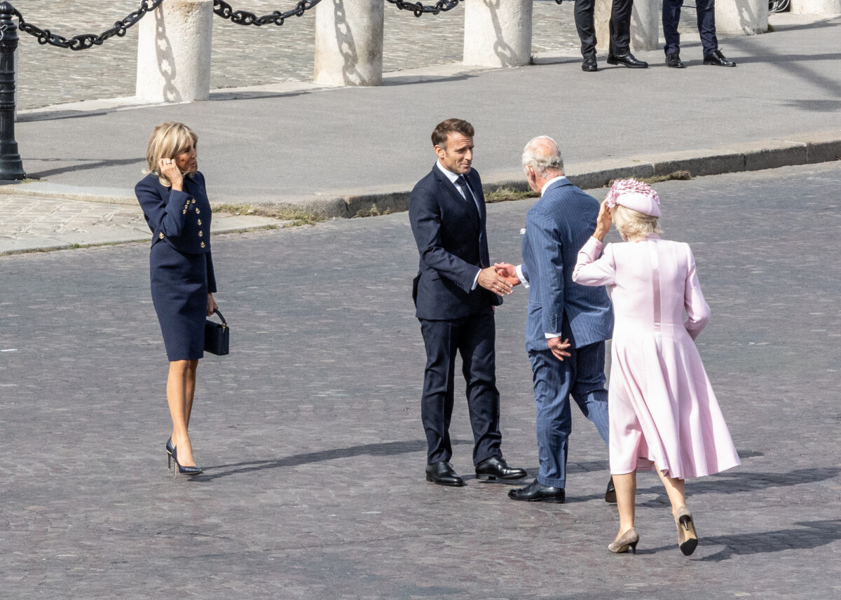 Photo : Emmanuel Et Brigitte Macron, Le Roi Charles III Et La Reine ...