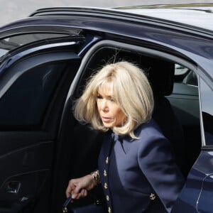 Brigitte Macron - Cérémonie de bienvenue à l'arc de Triomphe. Paris. Le 20 septembre 2023. © Henri Szwarc-eyepix / Zuma Press / Bestimage