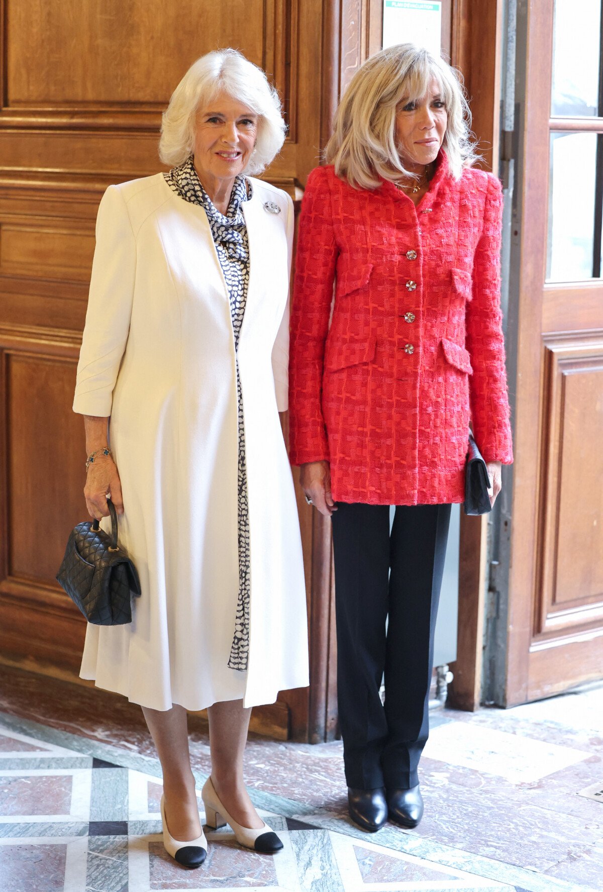 Photo : Brigitte Macron Et Camilla Parker Bowles, Reine Consort D ...