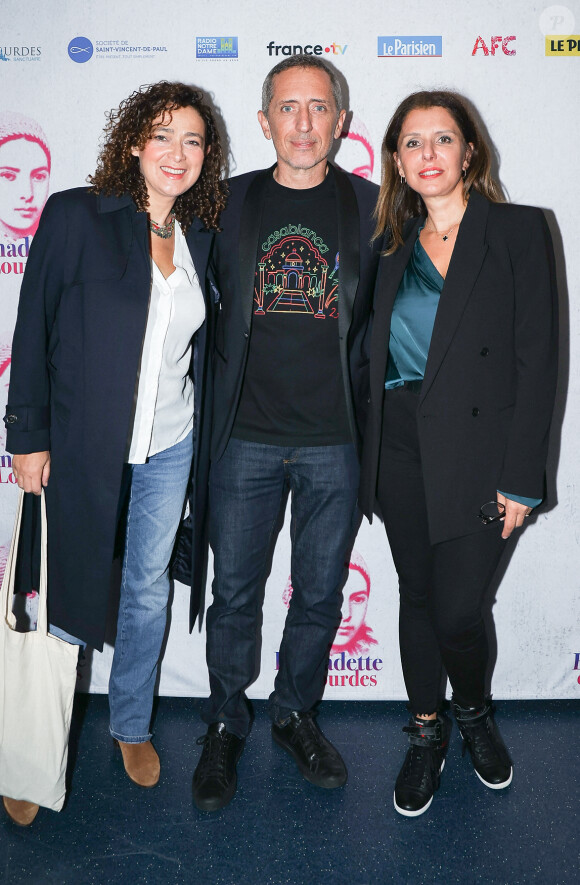 Semi-exclusif - Delphine Horvilleur, Gad Elmaleh - Générale du spectacle musical "Bernadette de Lourdes" au Dôme de Paris à Paris le 21 septembre 2023. © Coadic Guirec/Bestimage