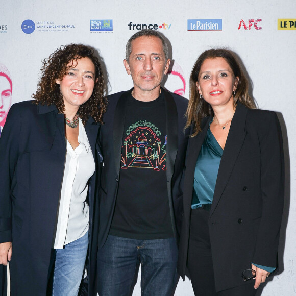 Semi-exclusif - Delphine Horvilleur, Gad Elmaleh - Générale du spectacle musical "Bernadette de Lourdes" au Dôme de Paris à Paris le 21 septembre 2023. © Coadic Guirec/Bestimage