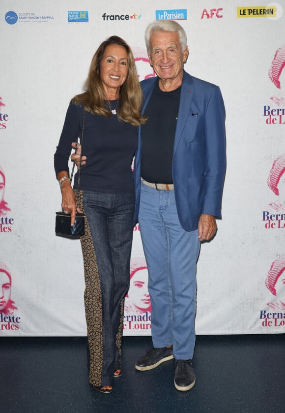 Semi-exclusif - Nicole et Gilbert Coullier - Générale du spectacle musical "Bernadette de Lourdes" au Dôme de Paris à Paris le 21 septembre 2023. © Coadic Guirec/Bestimage