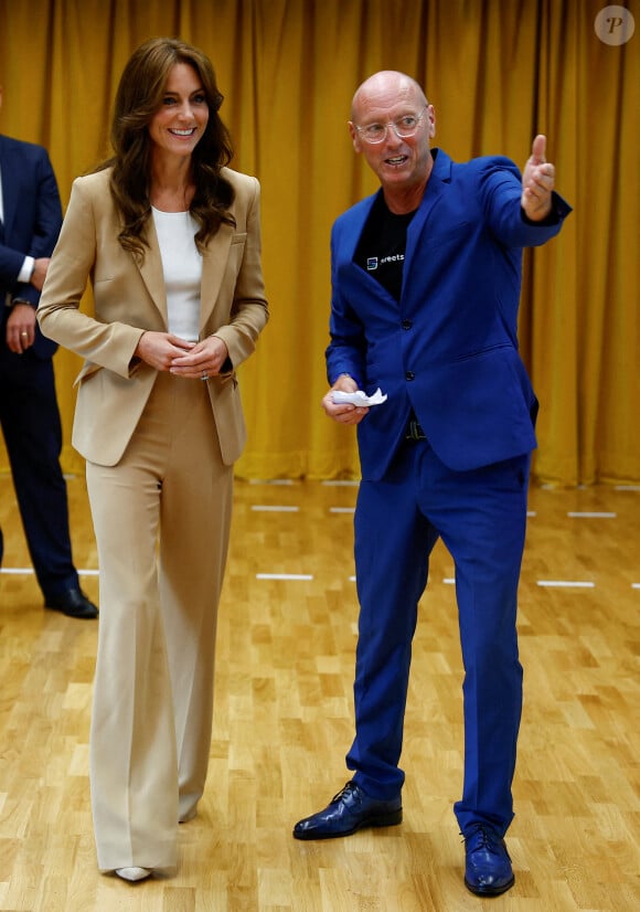 Catherine (Kate) Middleton, princesse de Galles visite l'organisation caritative à but non lucratif "Streets of Growth" à Londres, Royaume Uni, le 19 septembre 2023. 