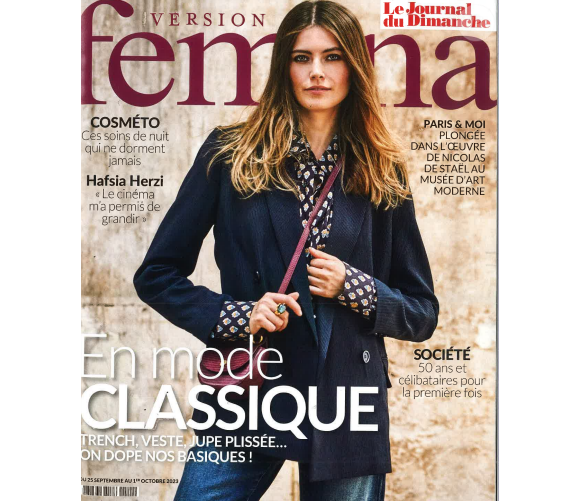 Couverture du magazine "Version Femina".