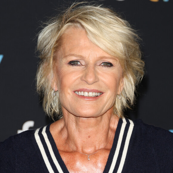 Sophie Davant au photocall pour la conférence de presse de rentrée de France TV à la Grande Halle de la Villette à Paris, France, le 11 juillet 2023. © Coadic Guirec/Bestimage 