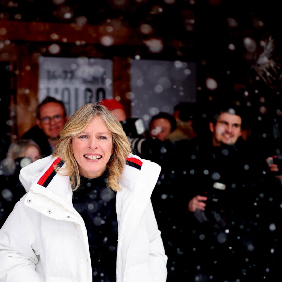 Karin Viard - Photocall du film "Sage Homme" lors de la 26ème édition du Festival international du film de comédie de l'Alpe d'Huez, le 18 janvier 2023. © Dominique Jacovides / Bestimage