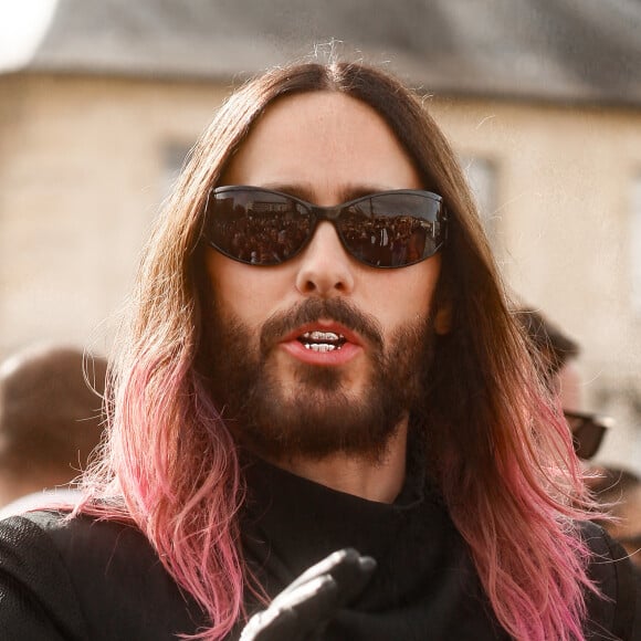 Jared Leto - Arrivées au défilé Givenchy prêt à porter femme Printemps/Été 2024 lors de la Fashion Week de Paris (PFW), à l'Ecole Militaire, Place de Fontenoy, à Paris, France, le 28 septembre 2023. © Christophe Clovis/Bestimage 