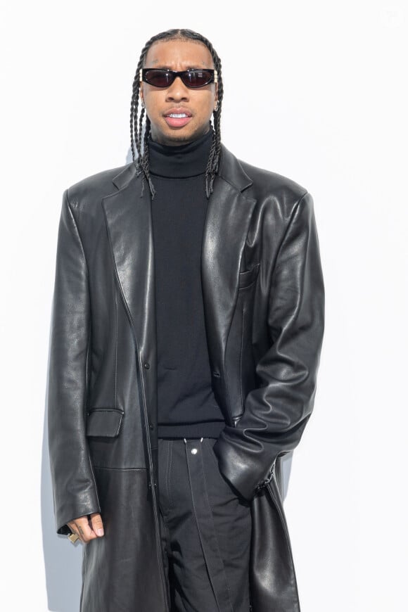 Tyga au photocall du défilé Givenchy prêt à porter femme Printemps/Été 2024 lors de la Fashion Week de Paris (PFW), à l'Ecole Militaire, Place de Fontenoy, à Paris, France, le 28 septembre 2023. © Olivier Borde/Bestimage 