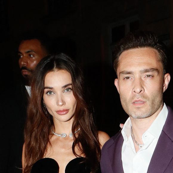 Amy Jackson et son compagnon Ed Westwick - Arrivées au défilé de mode Messika Haute Joaillerie 2023 au Pavillon Cambon à Paris, lors de la fashion week. Le 28 septembre 2023 © Christophe Clovis / Bestimage