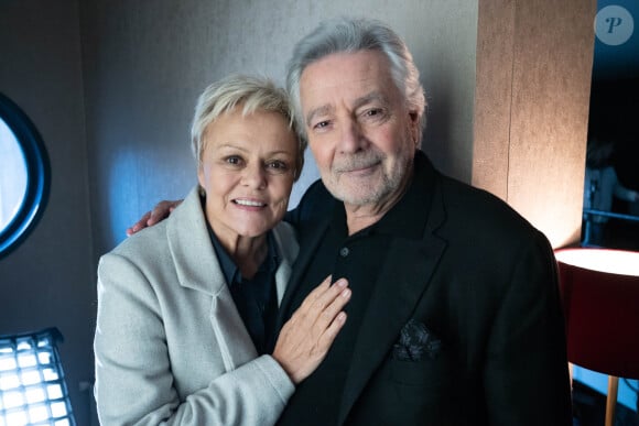 Exclusif - Muriel Robin et Pierre Arditi - Sketch Le cabinet du psy - Backstage de l'enregistrement de l'émission "I love you coiffure" de M.Robin. Le 20 janvier 2020 © Cyril Moreau / Bestimage