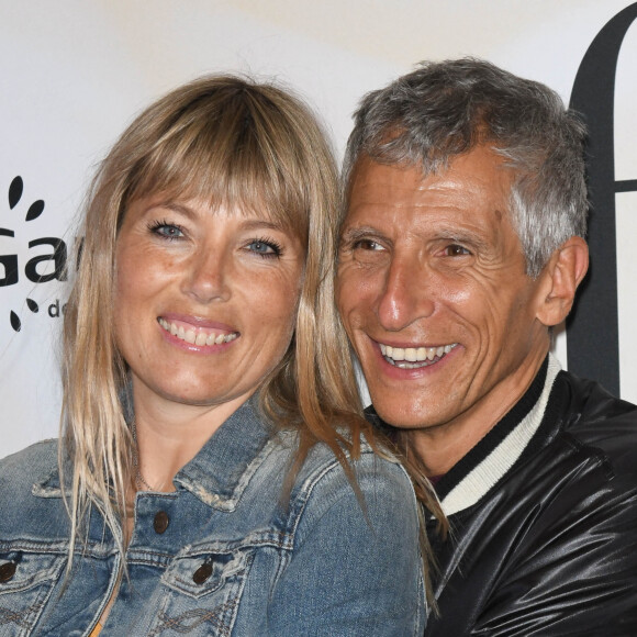 Nagui et sa femme Mélanie Page - Avant-première du film "Les fantasmes" au cinéma Pathé Wepler à Paris. Le 24 juin 2021 © Coadic Guirec / Bestimage