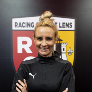 Exclusif - Elodie Gossuin - 3ème édition de la rencontre de football caritative "Match des héros" entre le "RC Lens Légendes" et "L'équipe Unicef" au stade Bollaert-Delelis à Lens le 6 juin 2023. © Pierre Perusseau / Bestimage 