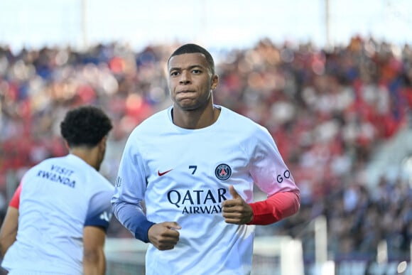 Sur les réseaux sociaux, Kylian Mbappé a rapidement été moqué
Kylian Mbappe (psg) lors du match de Ligue 1 Uber Eats "Clermont Foot - PSG (0-0)" au stade Gabriel-Montpied, le 30 septembre 2023.