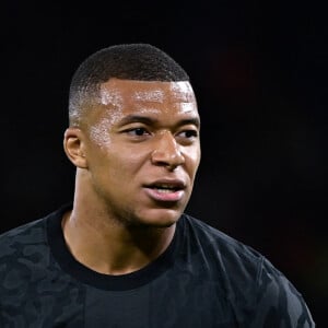 Un jeu de mot puisque "bed bug" signifie "punaise de lit" en anglais
Kylian Mbappe ( 7 - PSG ) - - Match de Ligue des champions entre le PSG et le Borussia Dortmund (2-0) au Parc des Princes à Paris le 19 septembre 2023.