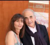 Jean-Pierre Elkabbach et sa fille Emmanuelle Bach à Rland Garros. 2011.