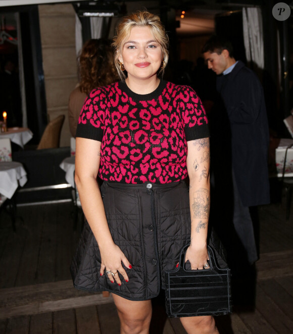 Exclusif - Louane Emera à la soirée Miss Dior au restaurant l'Avenue à Paris en marge de la fashion week collection Printemps-Eté, le 28 septembre 2021.